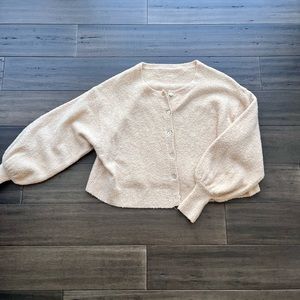 Cropped Zara cardigan